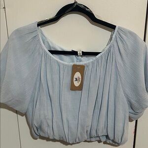 Light Blue Women's Top